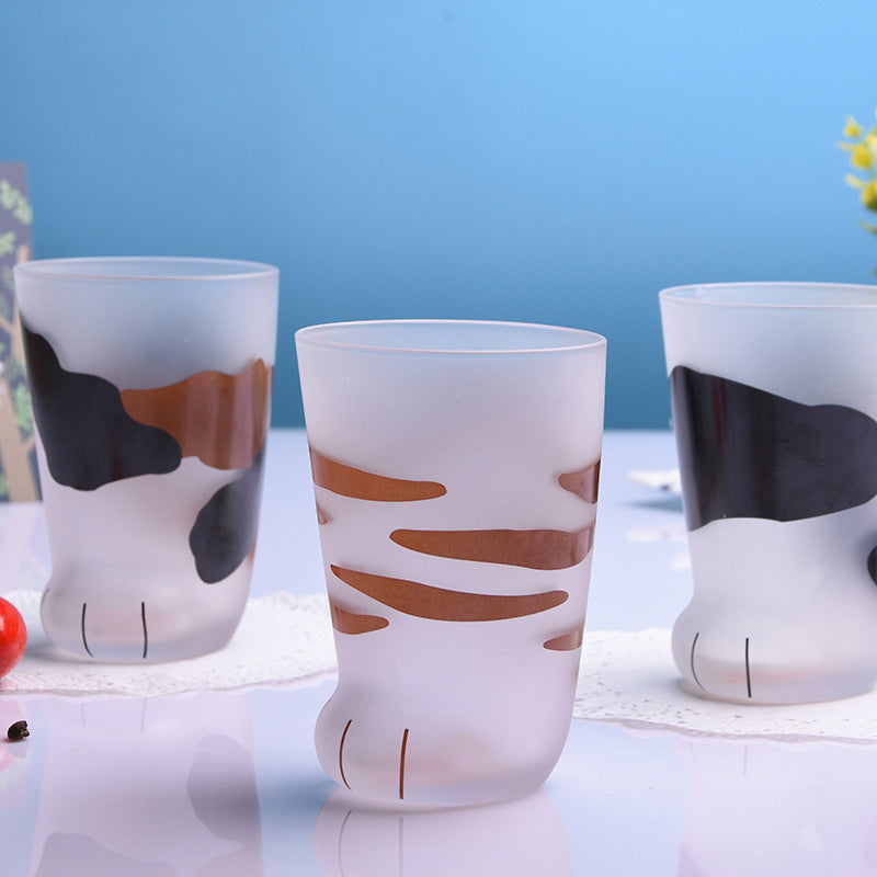 Frosted Glass Animal Cup