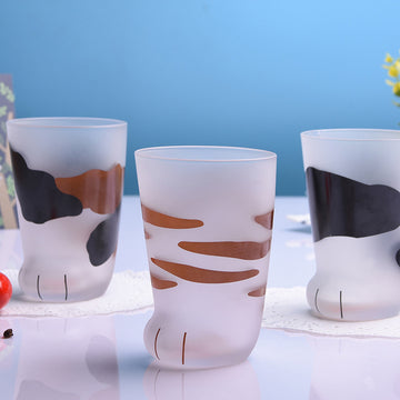 Frosted Glass Animal Cup